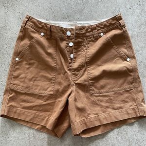 Topo Designs Chore Pocket Womens Shorts Tan.